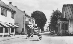 Affärer på Donnersgatan, ca 1950 Affärer på Donnersgatan, ca 1950