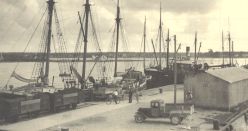 Hamnen på 1940-talet Hamnen på 1940-talet
