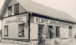 Klinte Järn & Redskapshandel, 1930-talet Klinte Järn & Redskapshandel, 1930-talet