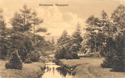 Ån rinner genom skogen vid Sicklings Skogen och ån