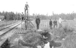 Vattenstation för ångloken Vatten för ångloken